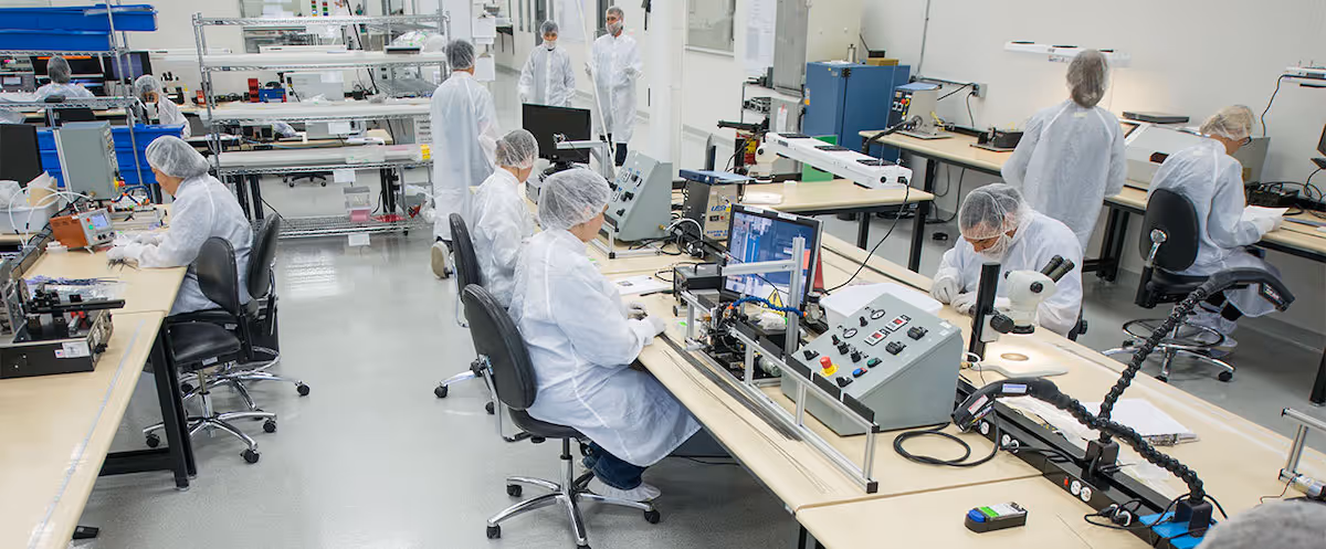 Vention Medical clean room manufacturing facility