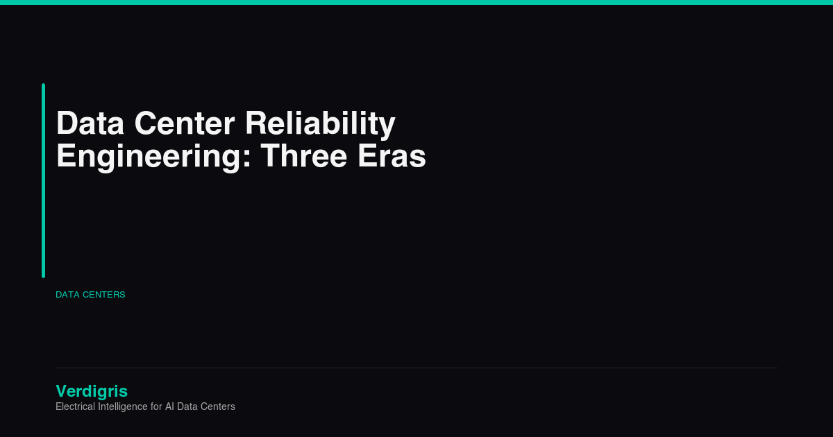 Data center reliability engineering evolution from redundancy to intelligence
