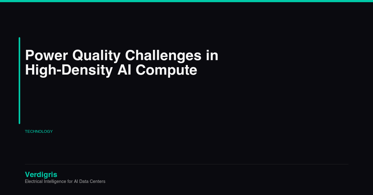 Power quality comparison between legacy data center loads and AI-era GPU compute