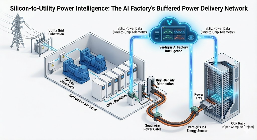 Silicon-to-Utility Power Intelligence: The AI Factory's Buffered Power Delivery Network
