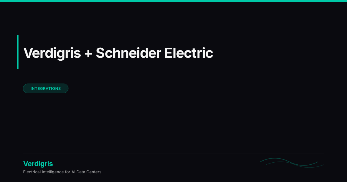 Verdigris + Schneider Electric